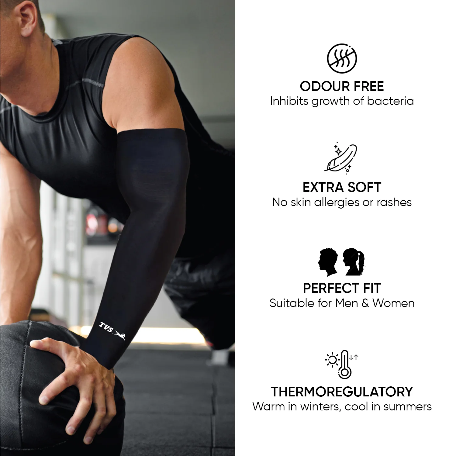 TVS Arm Sleeves, Soft and Durable - Image 4