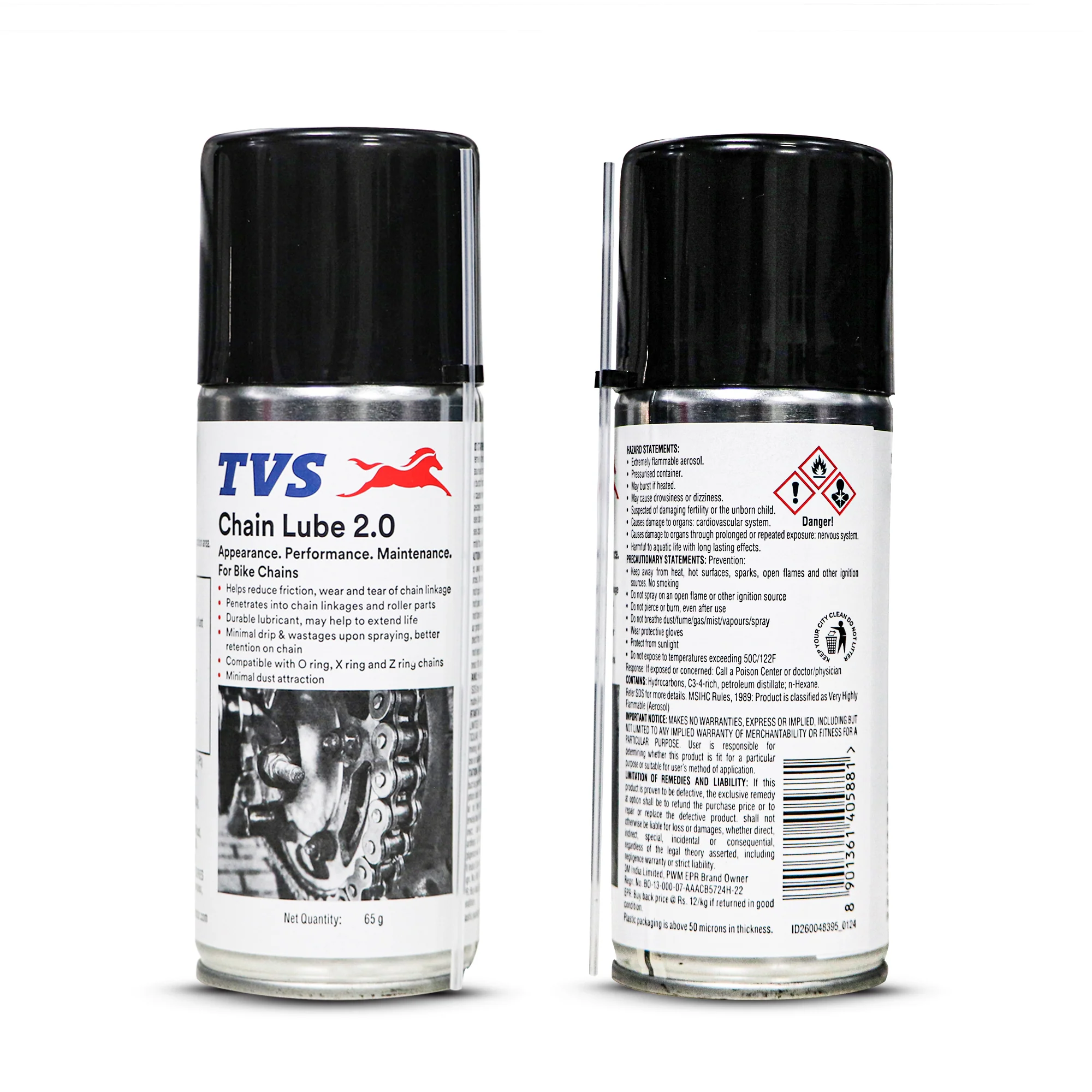 TVS Chain Lube 2.0 - 65Gm. | Precision Lubrication for Peak Chain Performance - Image 4