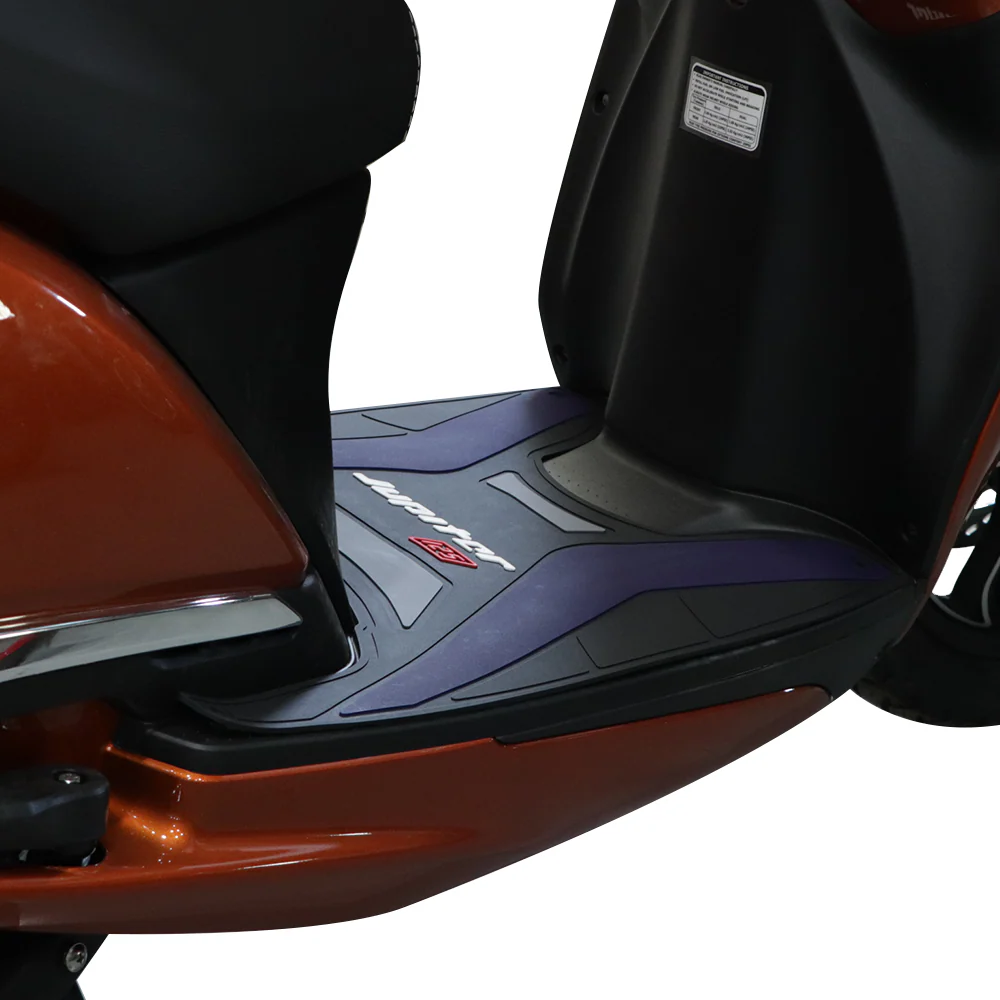 TVS designer Floor Mat for Jupiter 125 | Color: Blue - Image 4