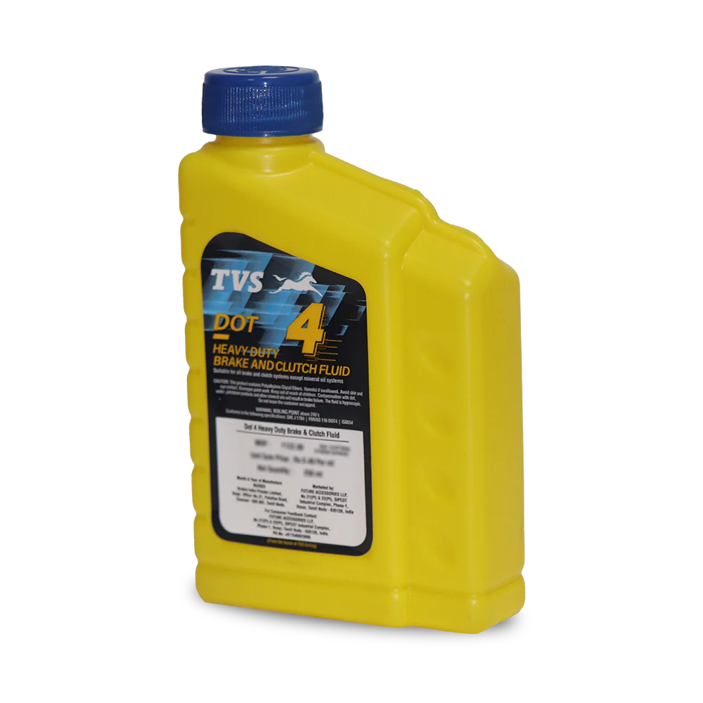 TVS DOT4 - Heavy Duty Brake and Clutch Fluid 100ml. - Image 4