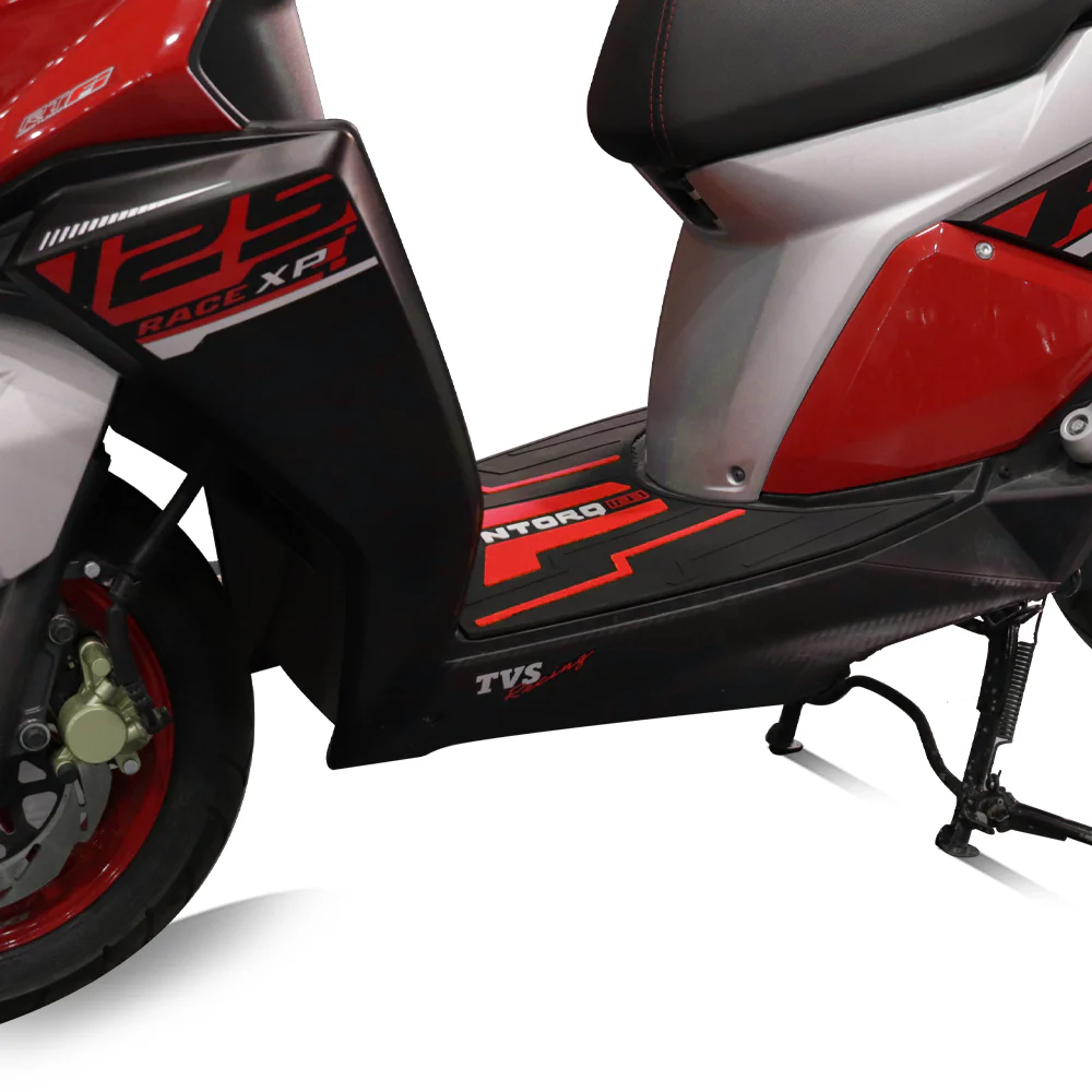 TVS NTORQ Floor Mat Red - Stylish & Durable Scooter Protection - Image 3