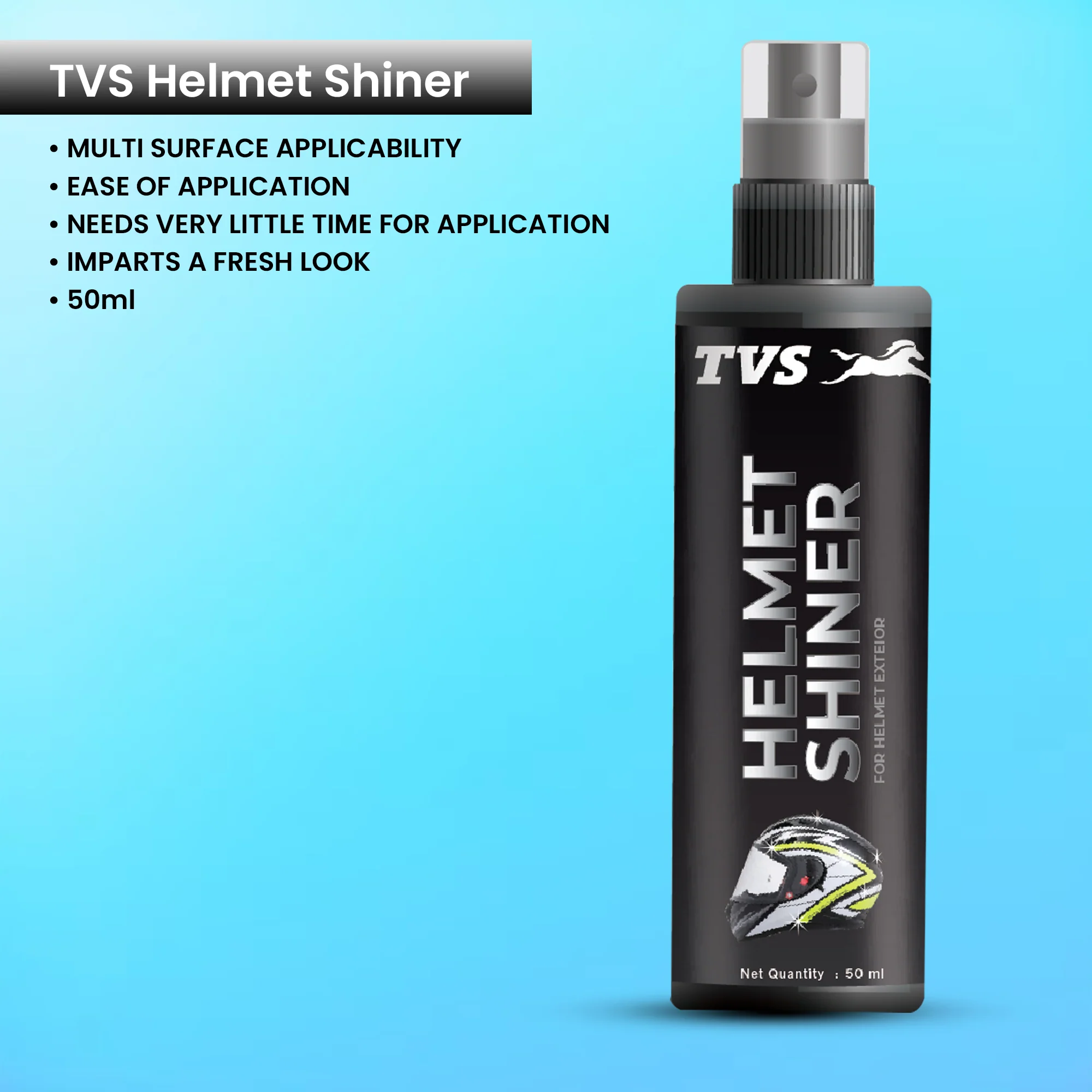 TVS Helmet Care Kit - Ultimate Cleaning Solution for Your Helmet - Image 7