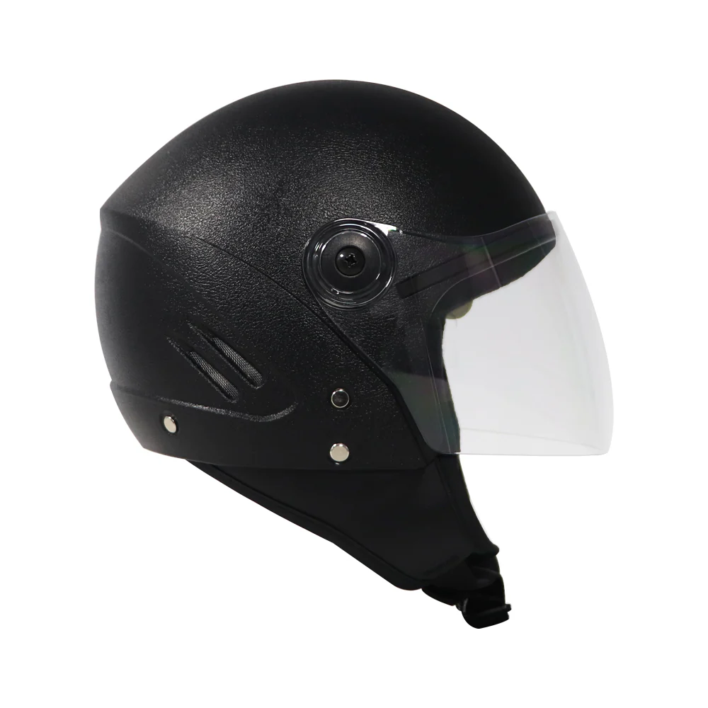 TVS Half Face Sport Eco Helmet, Color: Black - ISI Certified - Image 2