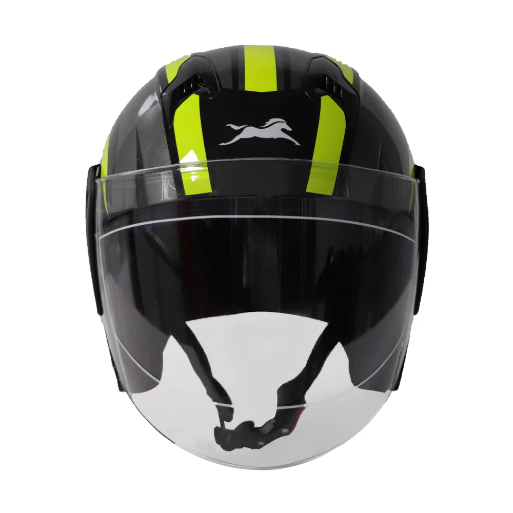 TVS Half Face Helmet Yellow G3 Stylish & Lightweight Protection - Image 3