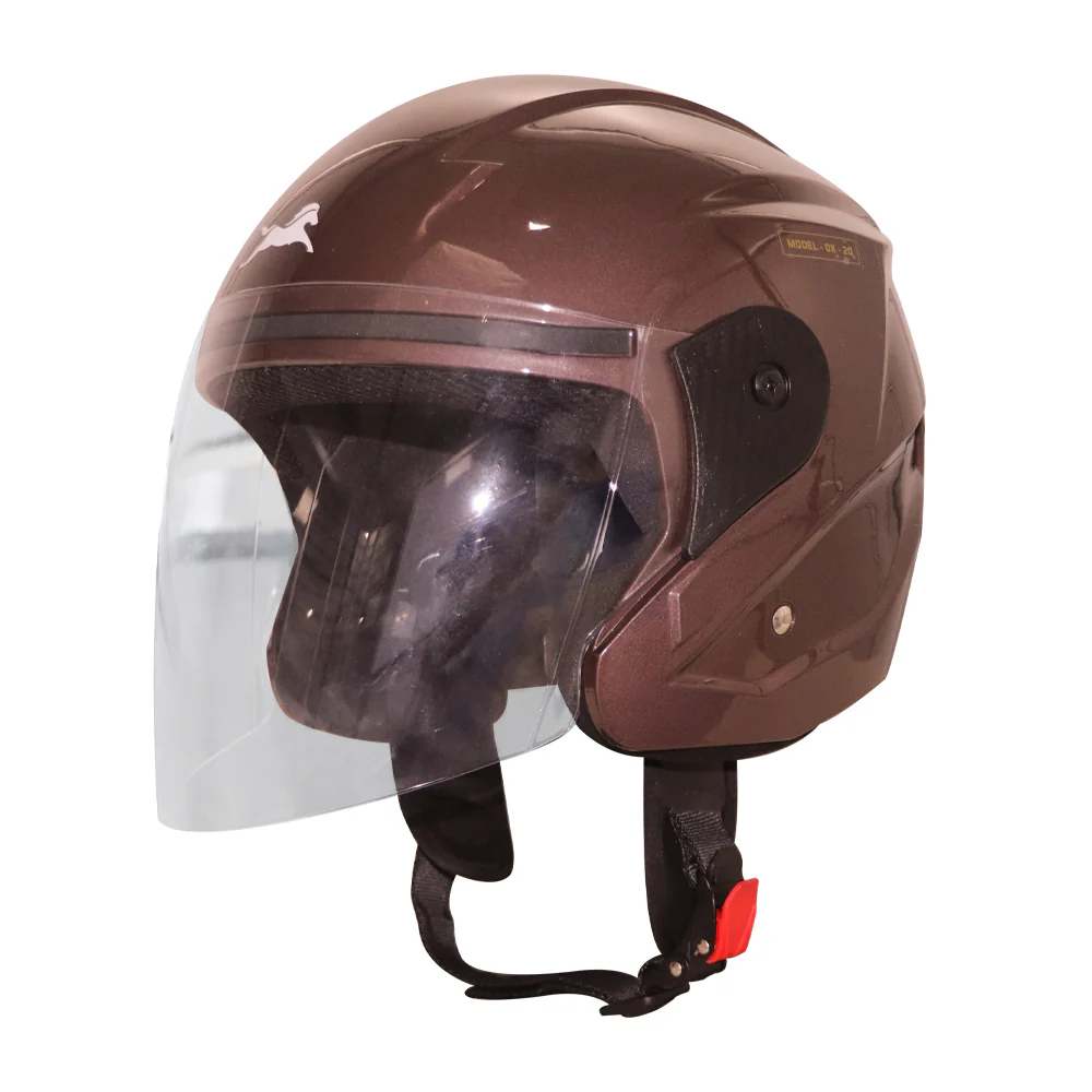 TVS iQube Half Face Helmet Copper/Bronze -  Stylish for Riders - Image 3