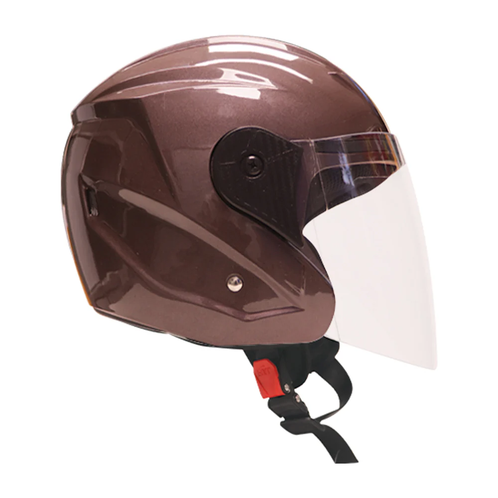 TVS iQube Half Face Helmet Copper/Bronze -  Stylish for Riders - Image 4