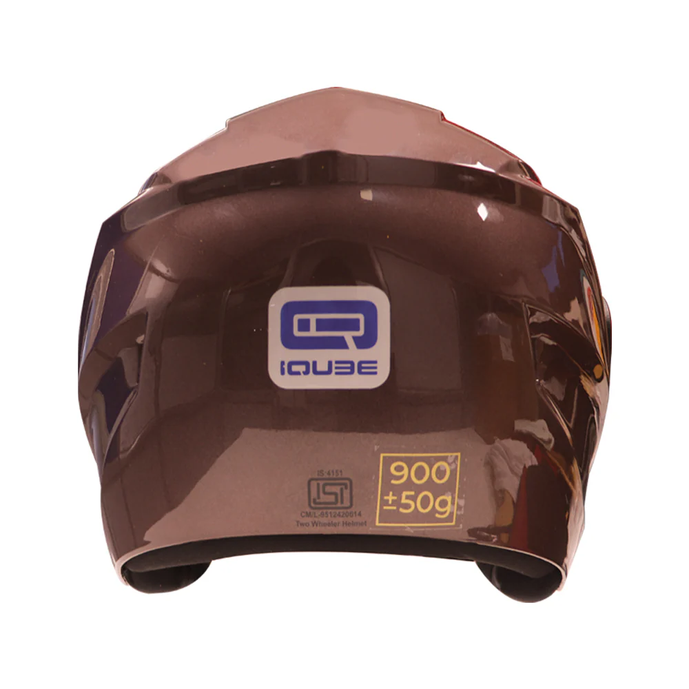 TVS iQube Half Face Helmet Copper/Bronze -  Stylish for Riders - Image 6