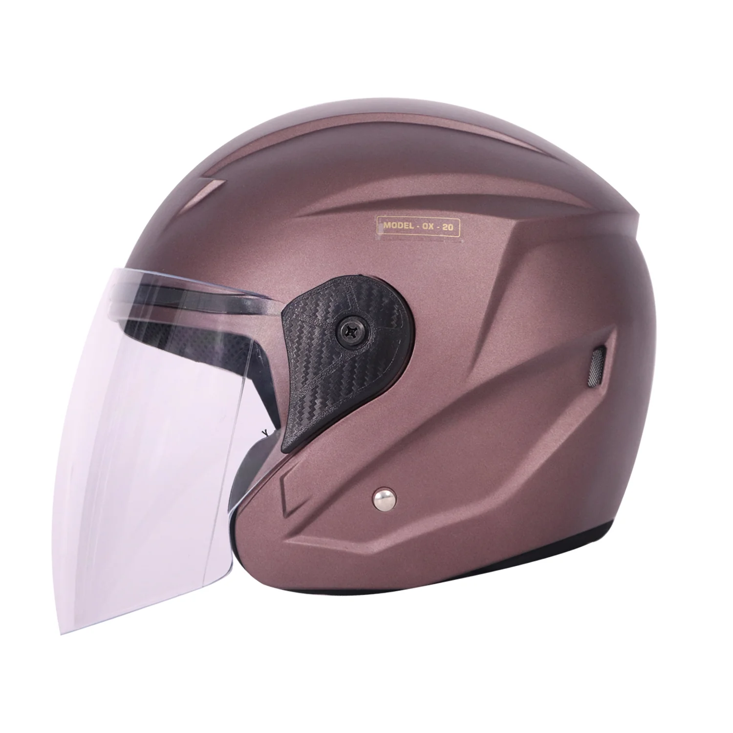 TVS IQube Half Face Helmet | Color; Copper Bronze Matte - Image 3