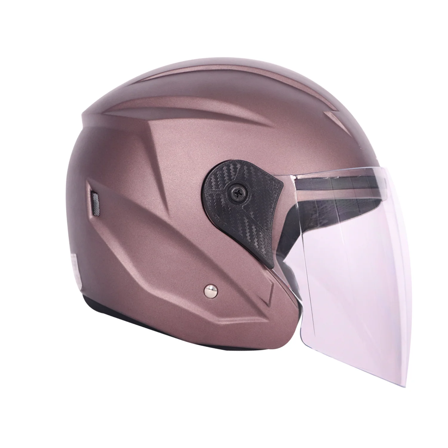 TVS IQube Half Face Helmet | Color; Copper Bronze Matte - Image 4