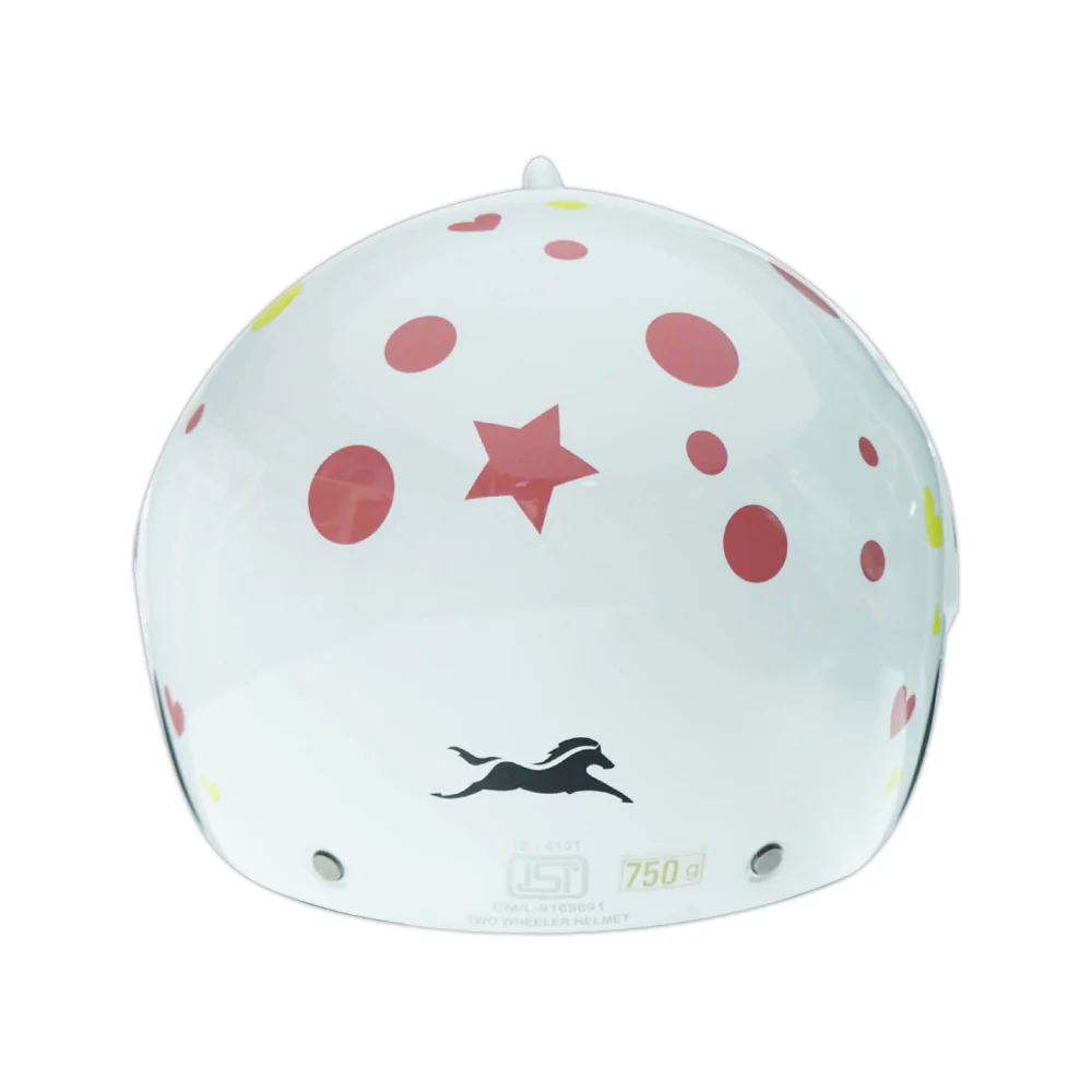 TVS Half Face Kids Helmet, Pink Sky - ISI Certified - Image 7