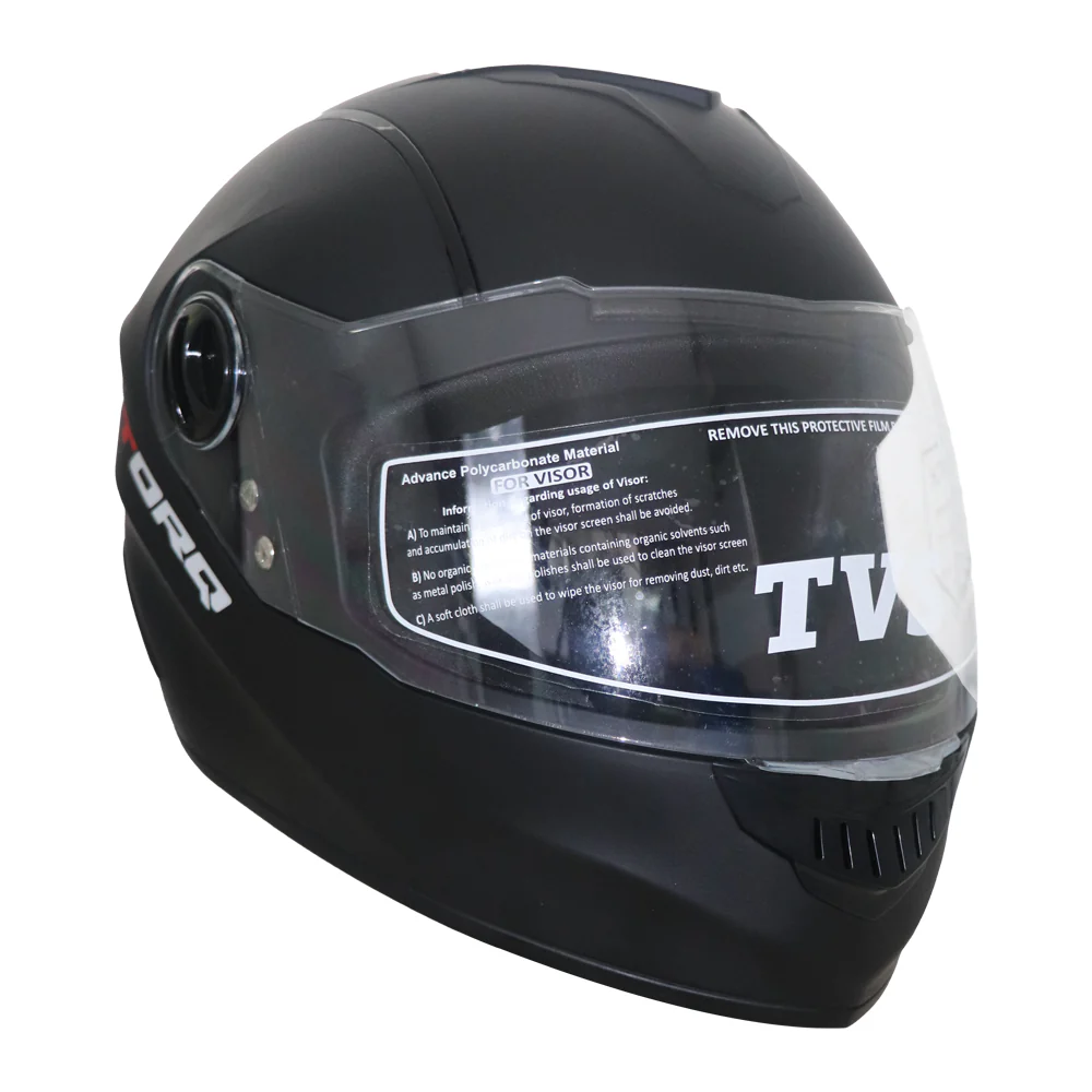 TVS Ntorq Edition Full Face Helmet | ISI Certified Color: Black - Image 6