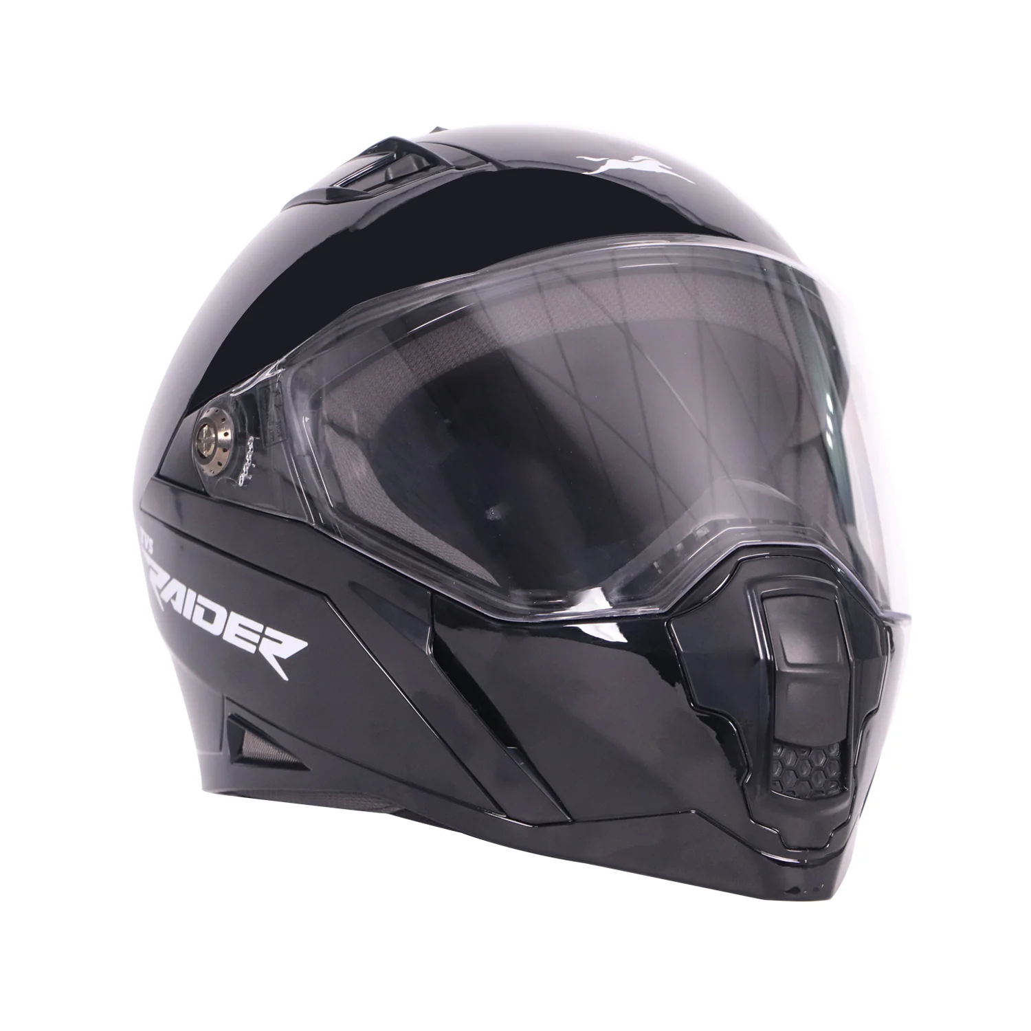 TVS Raider Full Face Black Helmet | ISI Certified - Image 6