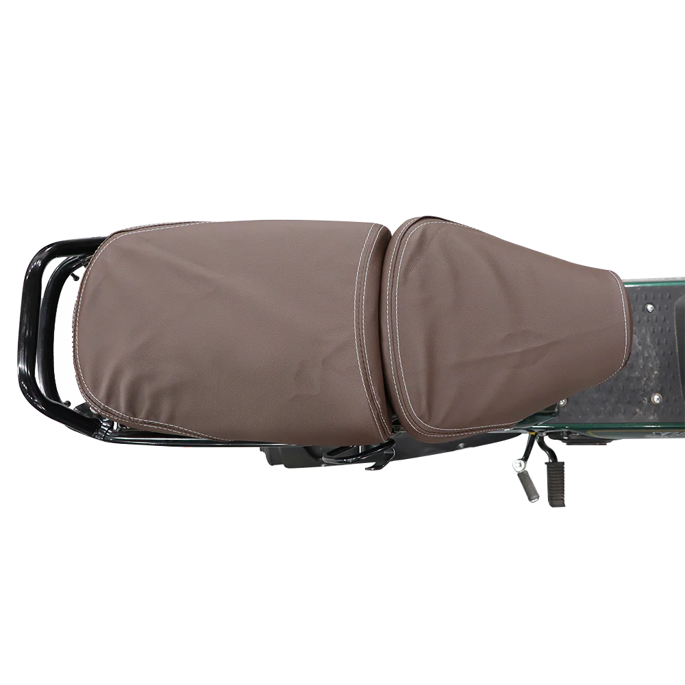 TVS XL100 Seat Cover Eco Brown - Stylish & Durable Protection - Image 2