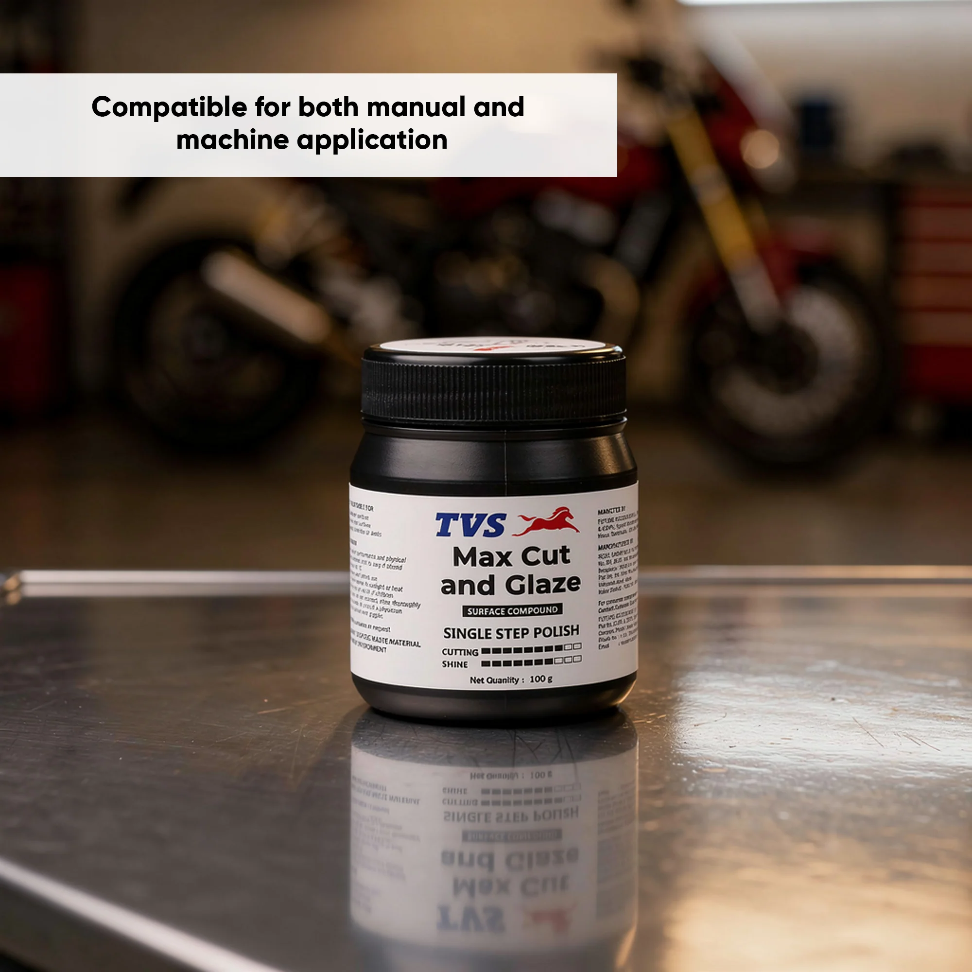 TVS Max Cut and Glaze, Net Weight: 100gr. - Single Step Polish - Image 4
