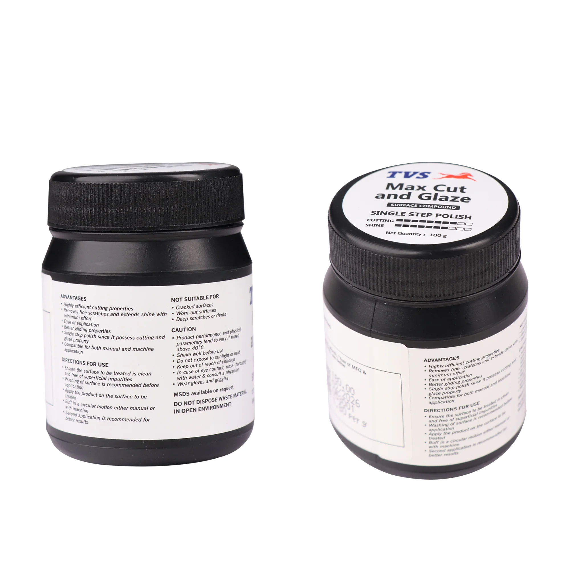 TVS Max Cut and Glaze, Net Weight: 100gr. - Single Step Polish - Image 5