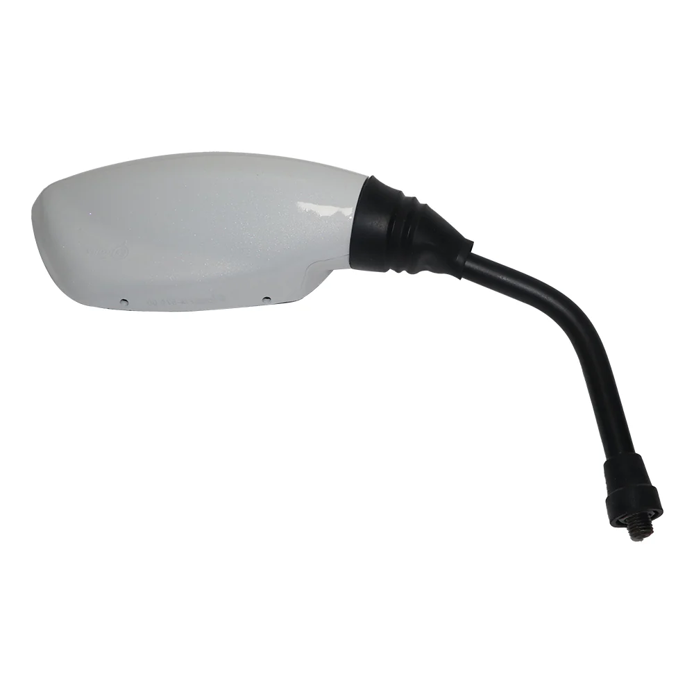 TVS Apache Left Hand Pearl White Assembly Mirror - Image 2
