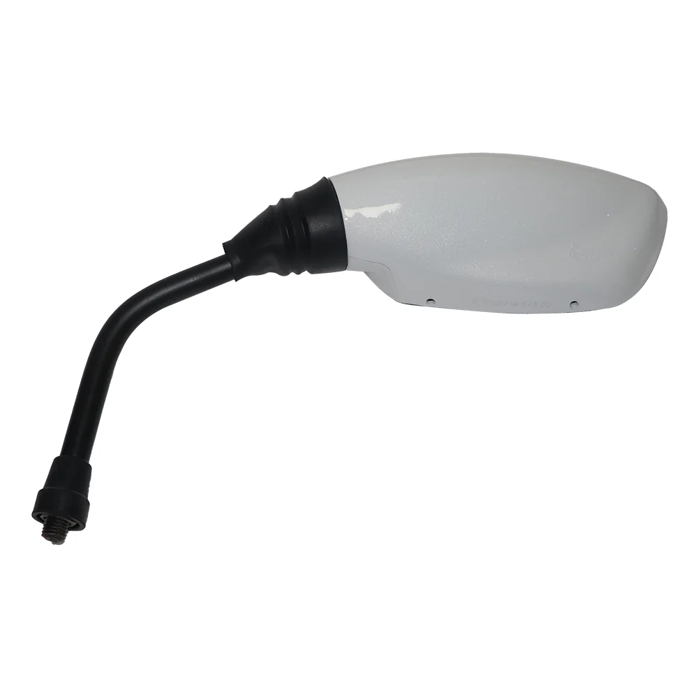 TVS Apache Right Hand Pearl White Assembly Mirror - Image 2