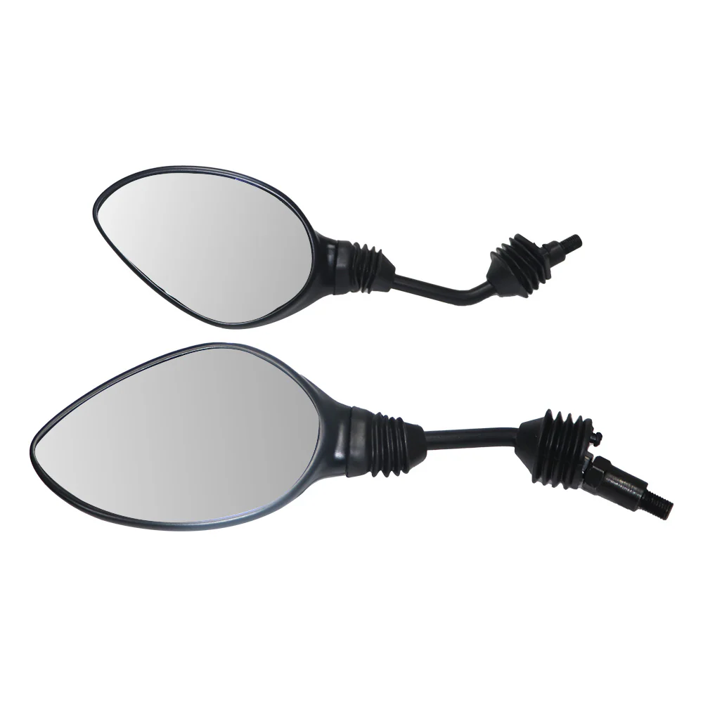TVS Mirror Set Zest Matte Black - Sleek Replacement for Your Ride - Image 2