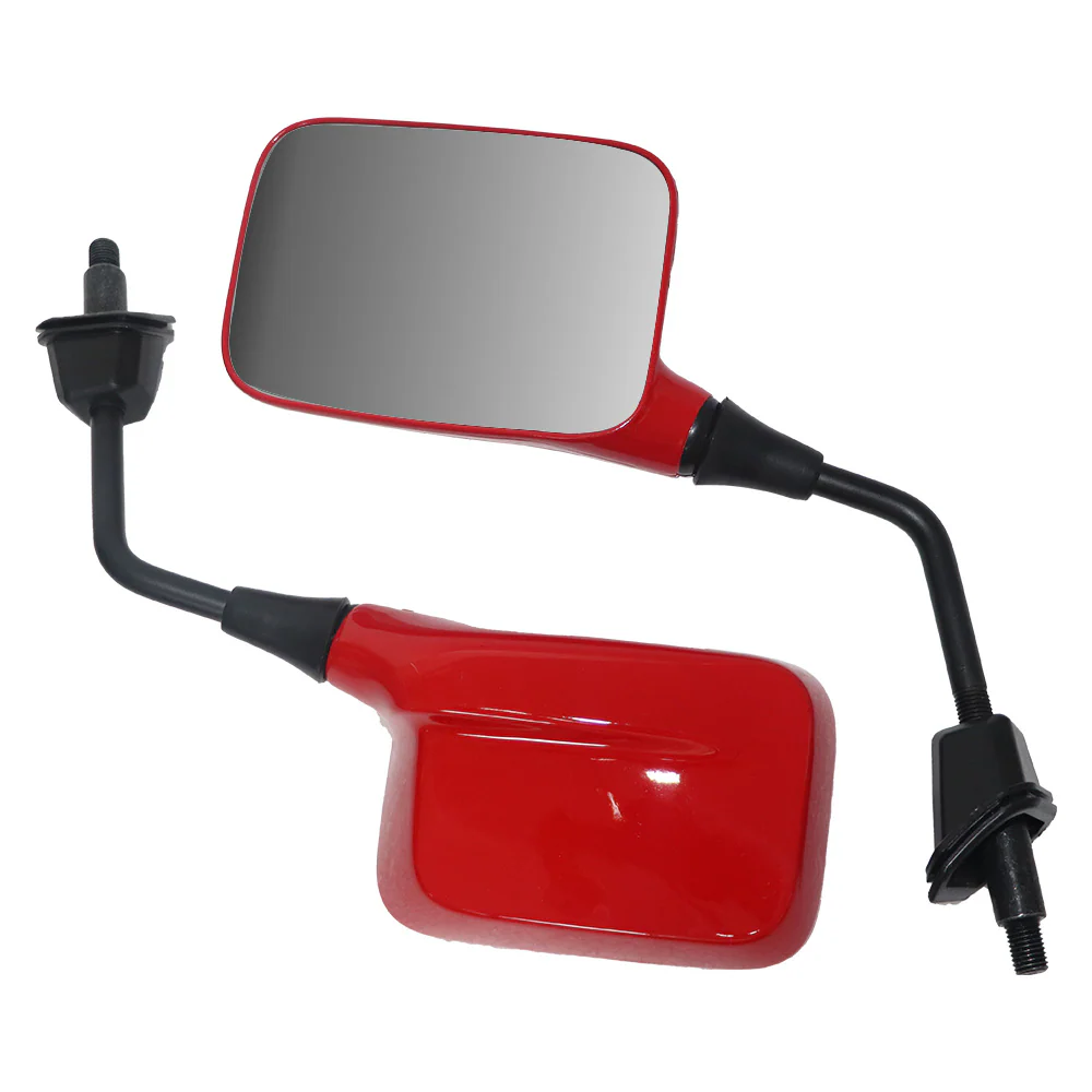 TVS iQube Red Colored Mirror - Upgrade for Electric Bikes - Image 3