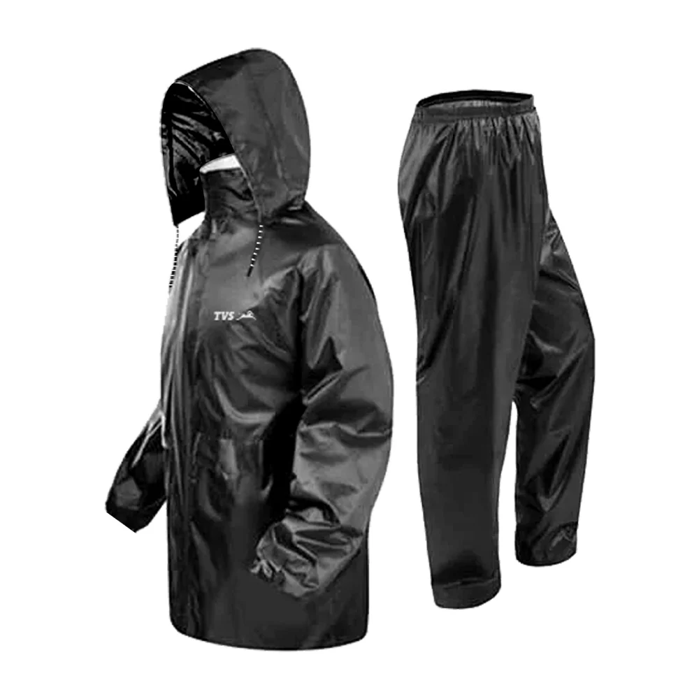 TVS Rain Coat, Color: Black - Stay Dry and Stylish in Any Weather - Image 4