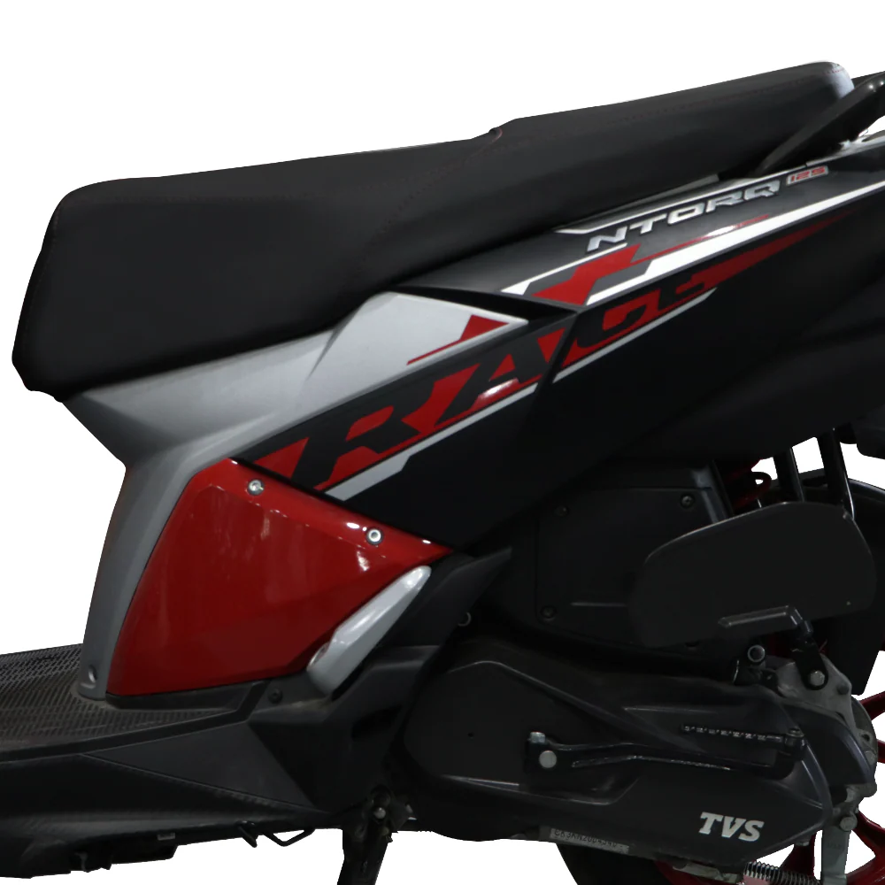 TVS NTORQ Seat Cover Black Eco - Sleek and Durable Protection - Image 2