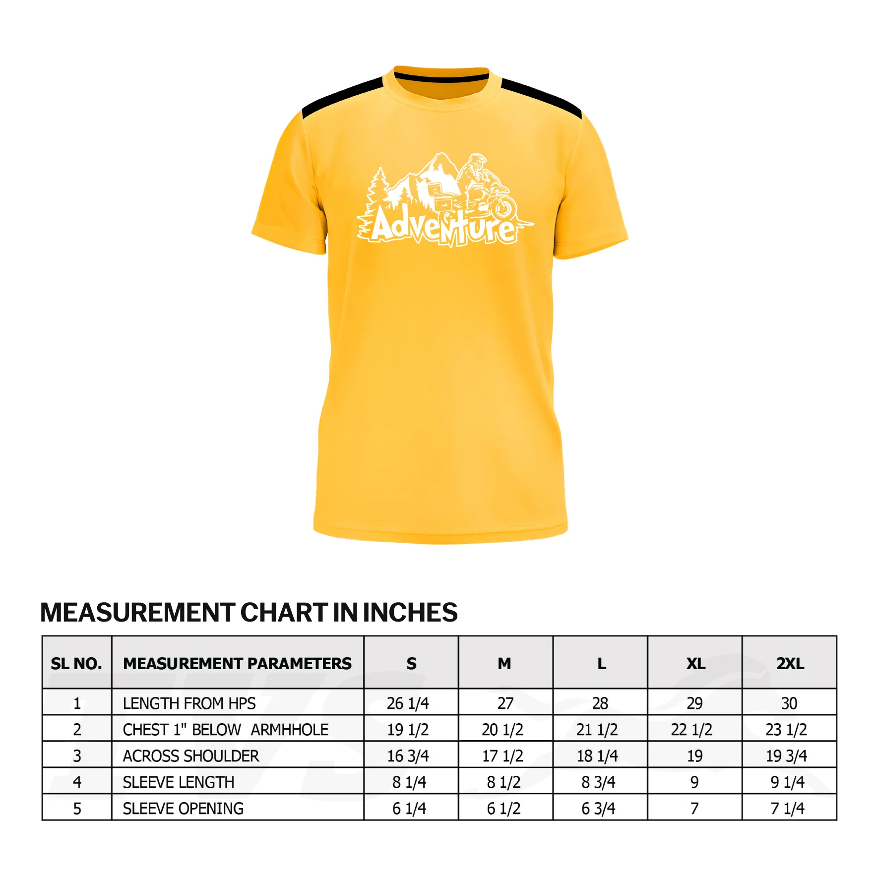 TVS Adventure Round Neck Radium Print T-shirt - Image 4