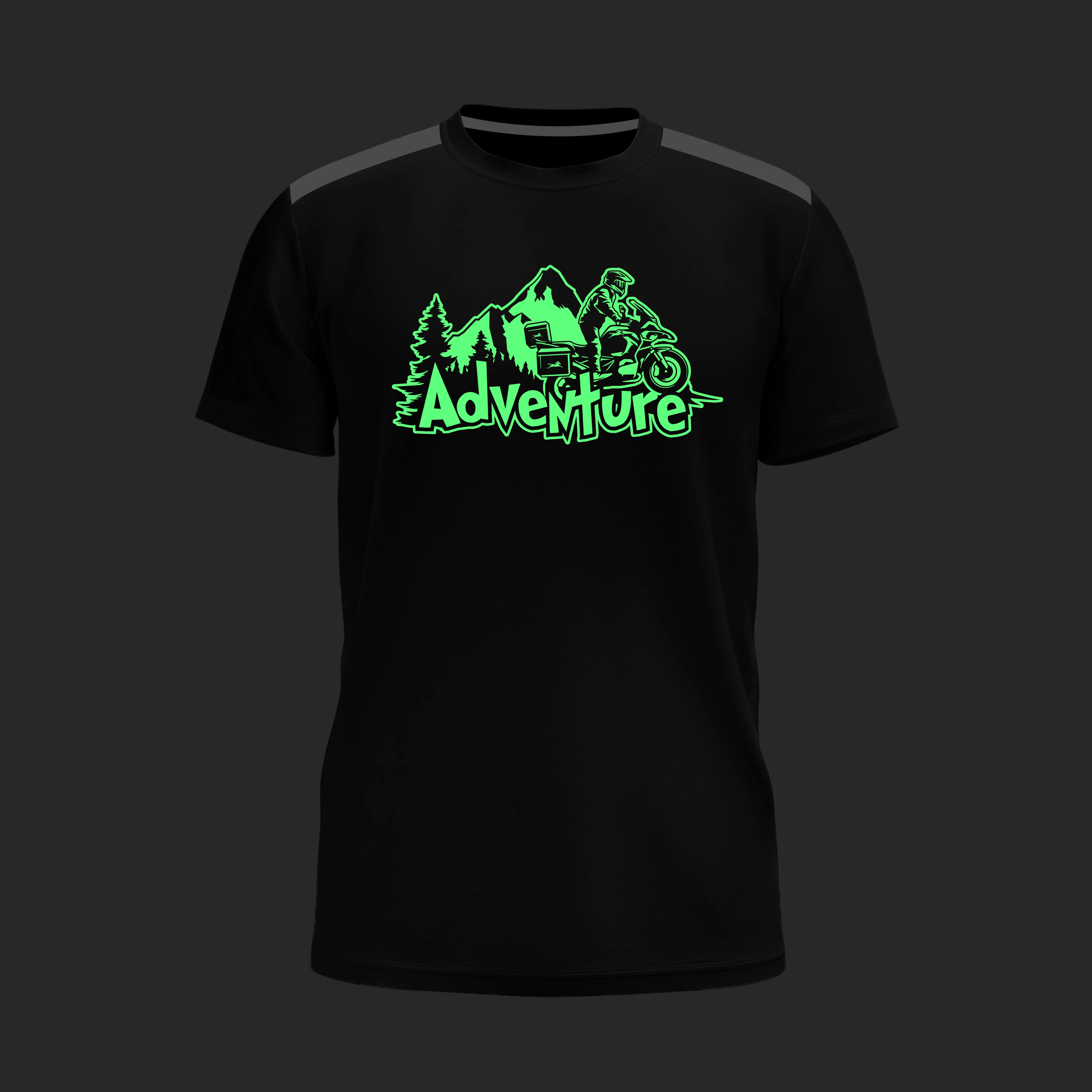 TVS Adventure Round Neck Radium Print T-shirt - Image 6