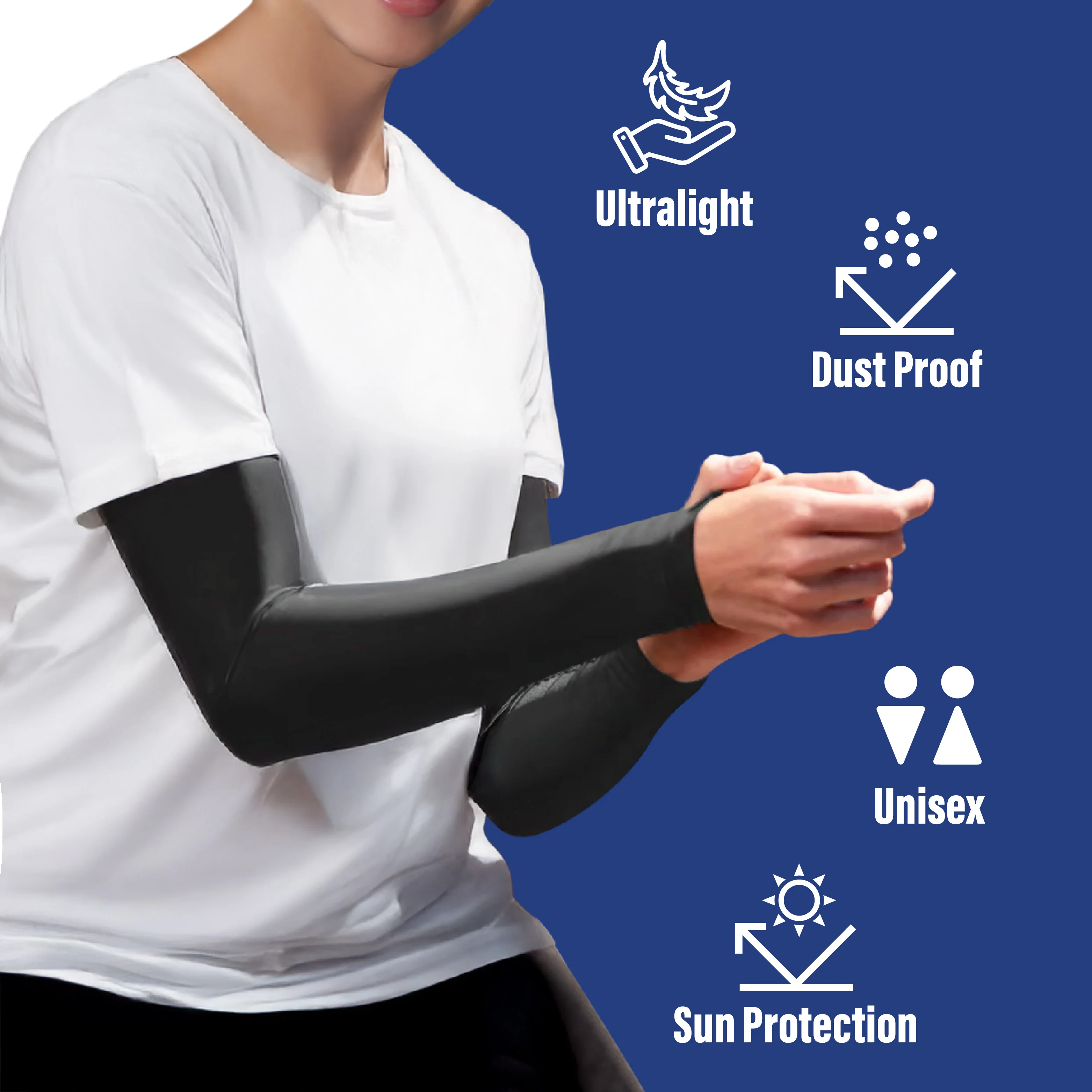 TVS Arm sleeve Eco Free Size | Dust Proof & Light Weight - Image 3