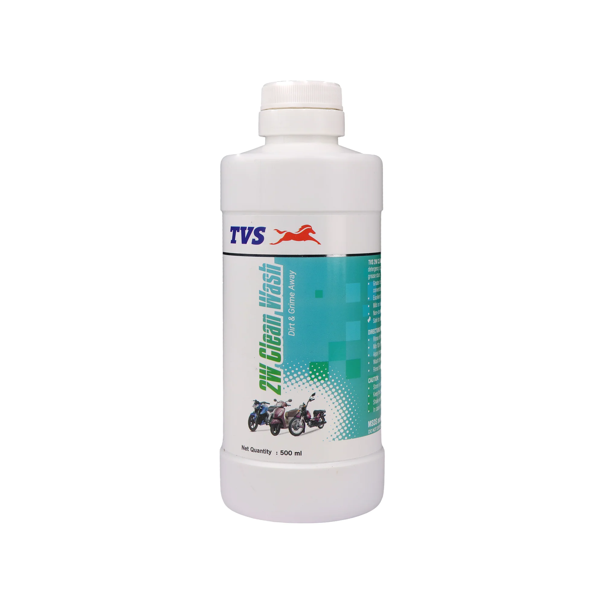 TVS Two-Wheeler Clean Wash 500ml | Powerful Bike Cleaner for Oil, Grease & Dirt Removal - Image 6