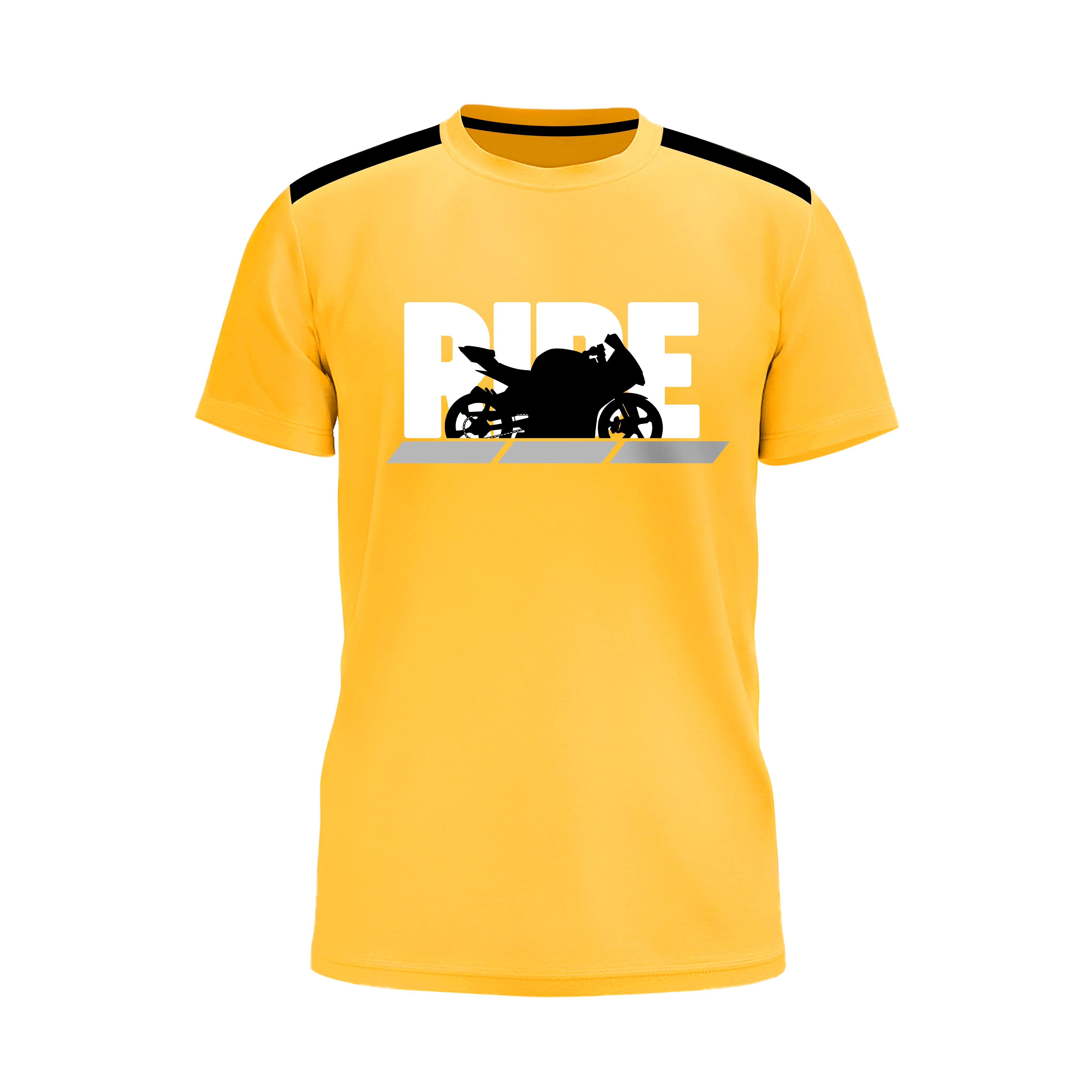 TVS Ride Crew neck Cotton T-shirt | High visibility & Reflective Sticker - Image 5