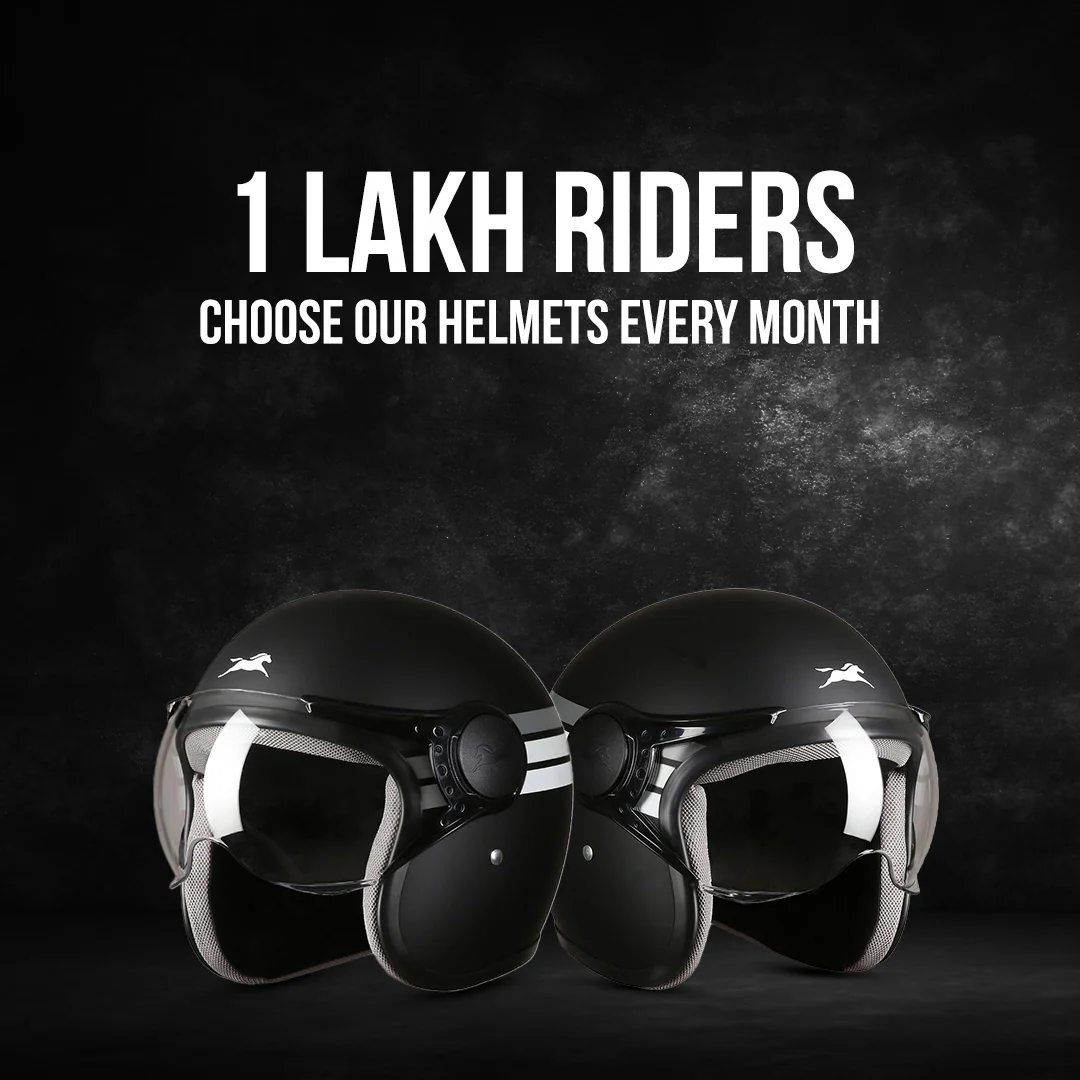 TVS Cruisetown Open Face Helmet – Stylish & Safe Helmet for Riders | ISI & DOT Certified | Premium Protection for Men & Women | Comfortable, Durable & Lightweight Design with Visor - Image 24
