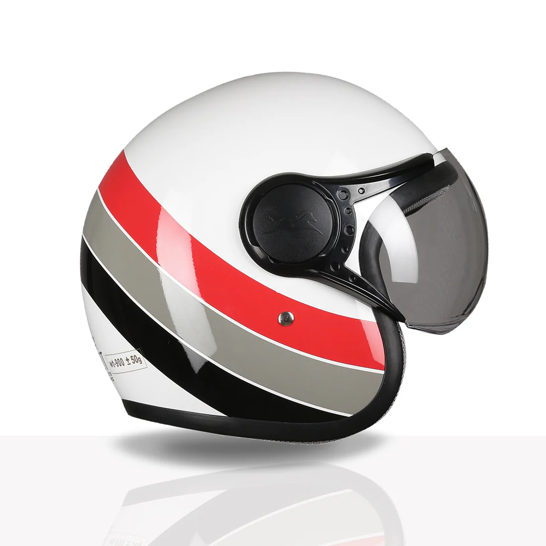 TVS Cruisetown Open Face Helmet – Stylish & Safe Helmet for Riders | ISI & DOT Certified | Premium Protection for Men & Women | Comfortable, Durable & Lightweight Design with Visor - Image 67