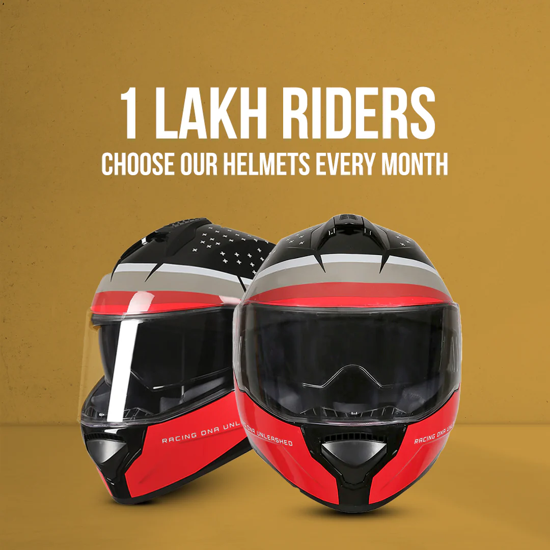 TVS Racing Phantom Series Full Face Dual Visor Helmet for Men | Premium Bike Helmets with ABS Shell, UV Paint | Quick Release System | Aerodynamic Design | DOT & ISI Certified (Black V1) - Image 14