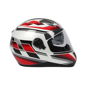 TVS Helmet Full Face White/Red  Graphic Design for Extra Style - Image 2