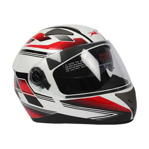 TVS Helmet Full Face White/Red  Graphic Design for Extra Style - Image 3