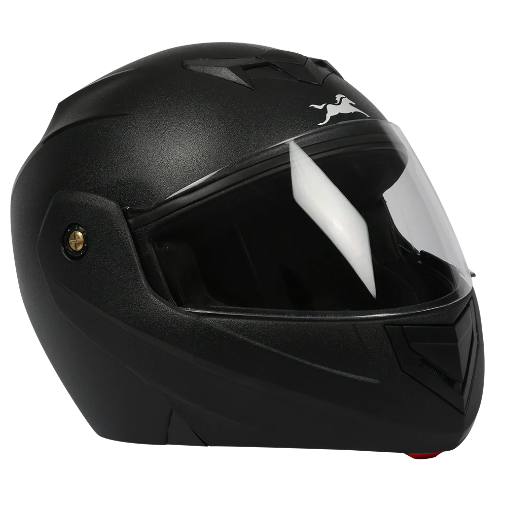 TVS Helmet Full Face Motorbike Helmet (Black-JM) - Image 4