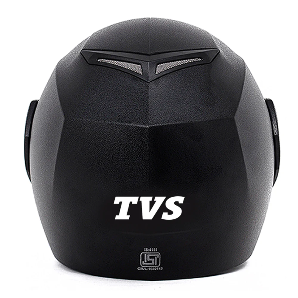 TVS Crux Flip-up Helmet Black | 1 Mouth Vent & 2 Top Vent - Image 3