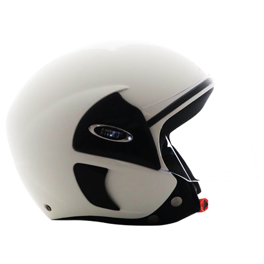 TVS Half-Face Helmet  Glossy White | Sleek and Protective - Image 4