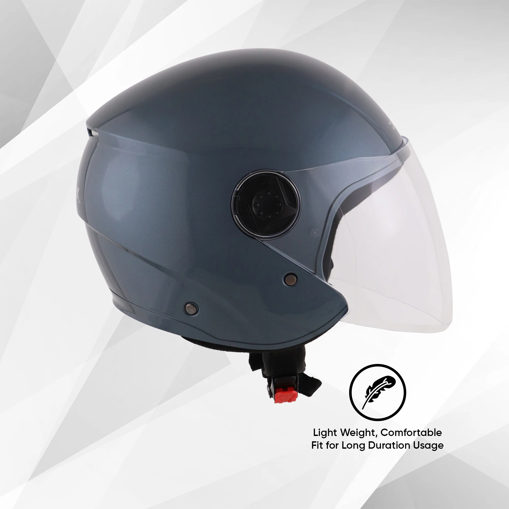 TVS iQube Open Face Helmet | ISI Certified, Lightweight & Comfortable Design - Image 29