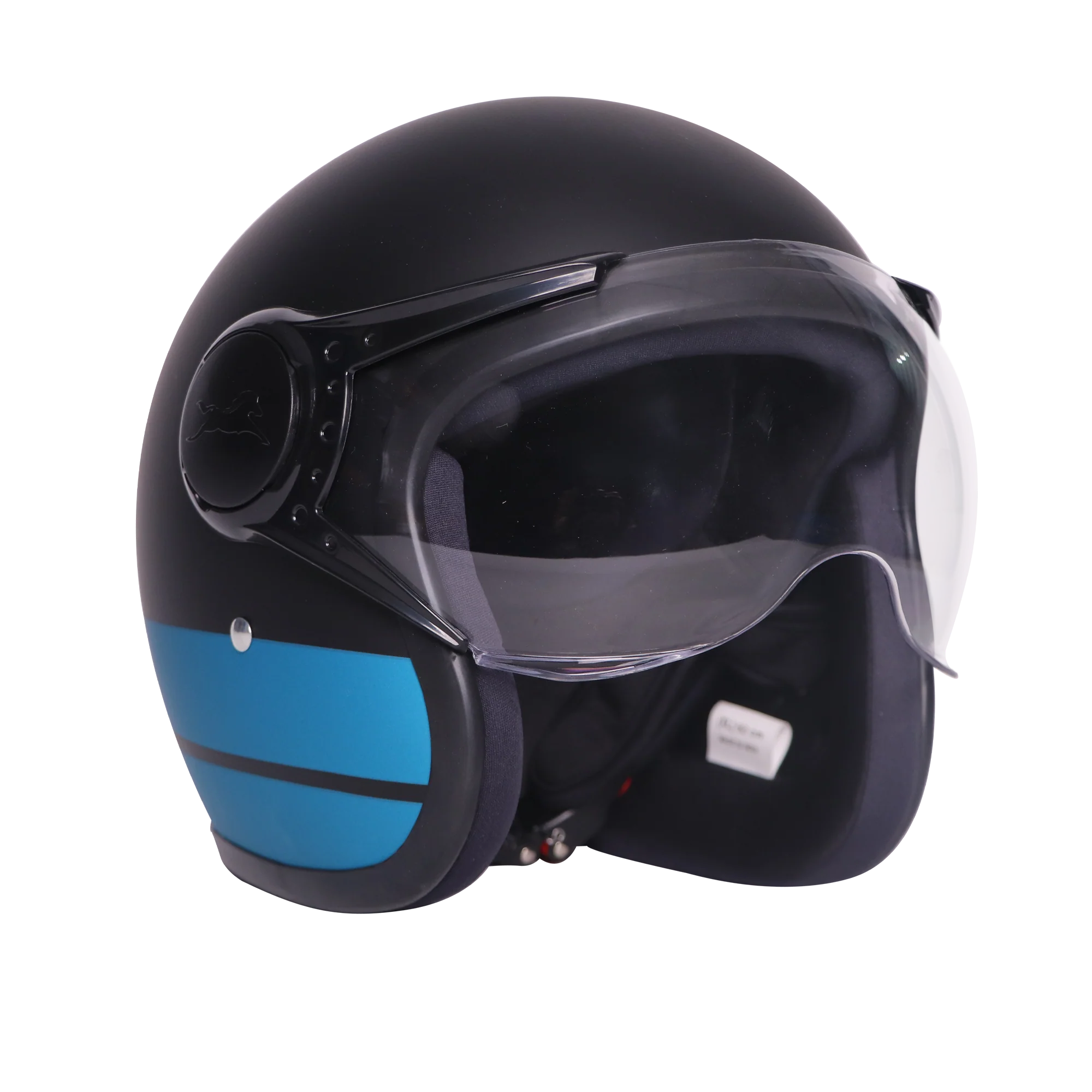 TVS J110 Half Face Helmet, Dawn Blue Matte  - Image 6