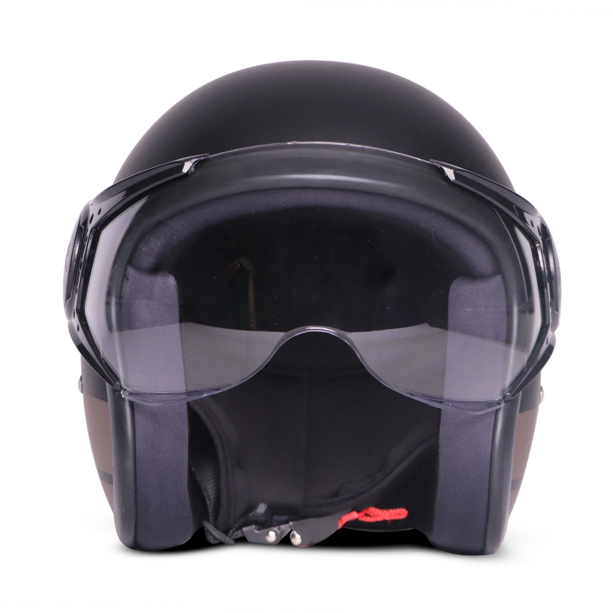 TVS J110 Half Face Helmet, Galactic Copper Matte  - Image 3