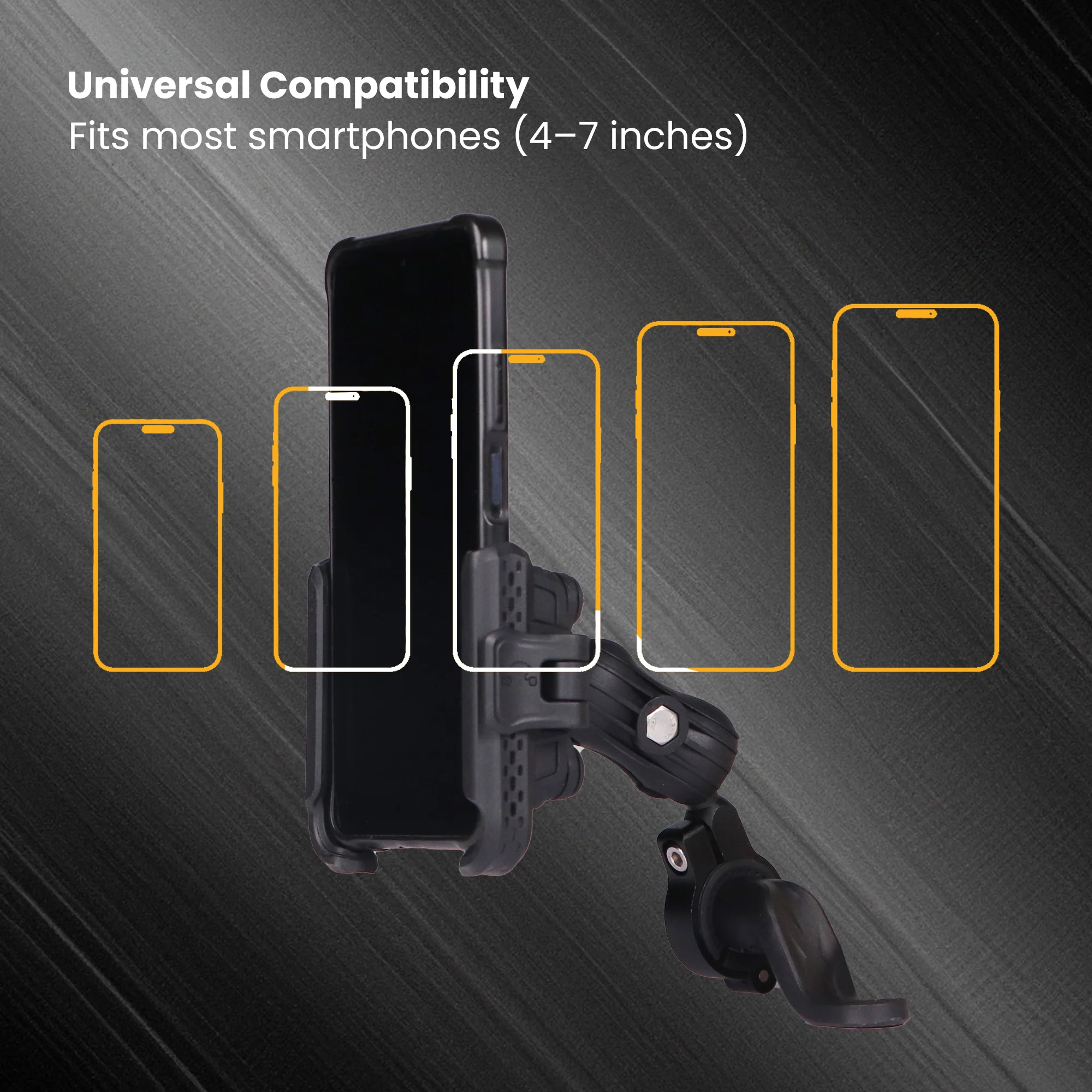 TVS Premium Mobile Holder – Universal Fit for all Smartphones | Secure & Adjustable Mount - Image 3