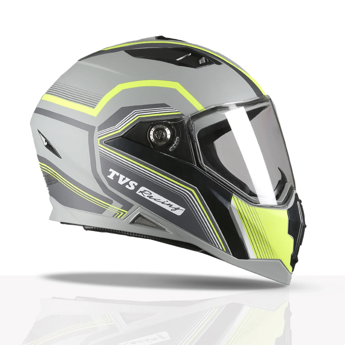 TVS Racing Anti Matter Full Face Helmet for Bike & Motorcycle Riders # -DOT & ISI Certified-Lightweight ABS Shell, UV Resistant-Ventilated Comfort Liner, Quick-Release Visor & Chin Strap - Image 105