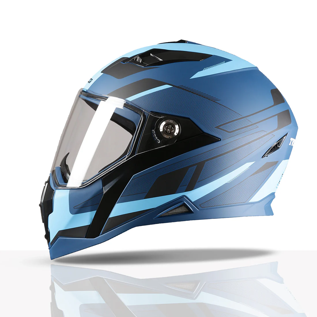 TVS Racing Anti Matter Full Face Helmet for Bike & Motorcycle Riders # -DOT & ISI Certified-Lightweight ABS Shell, UV Resistant-Ventilated Comfort Liner, Quick-Release Visor & Chin Strap - Image 13