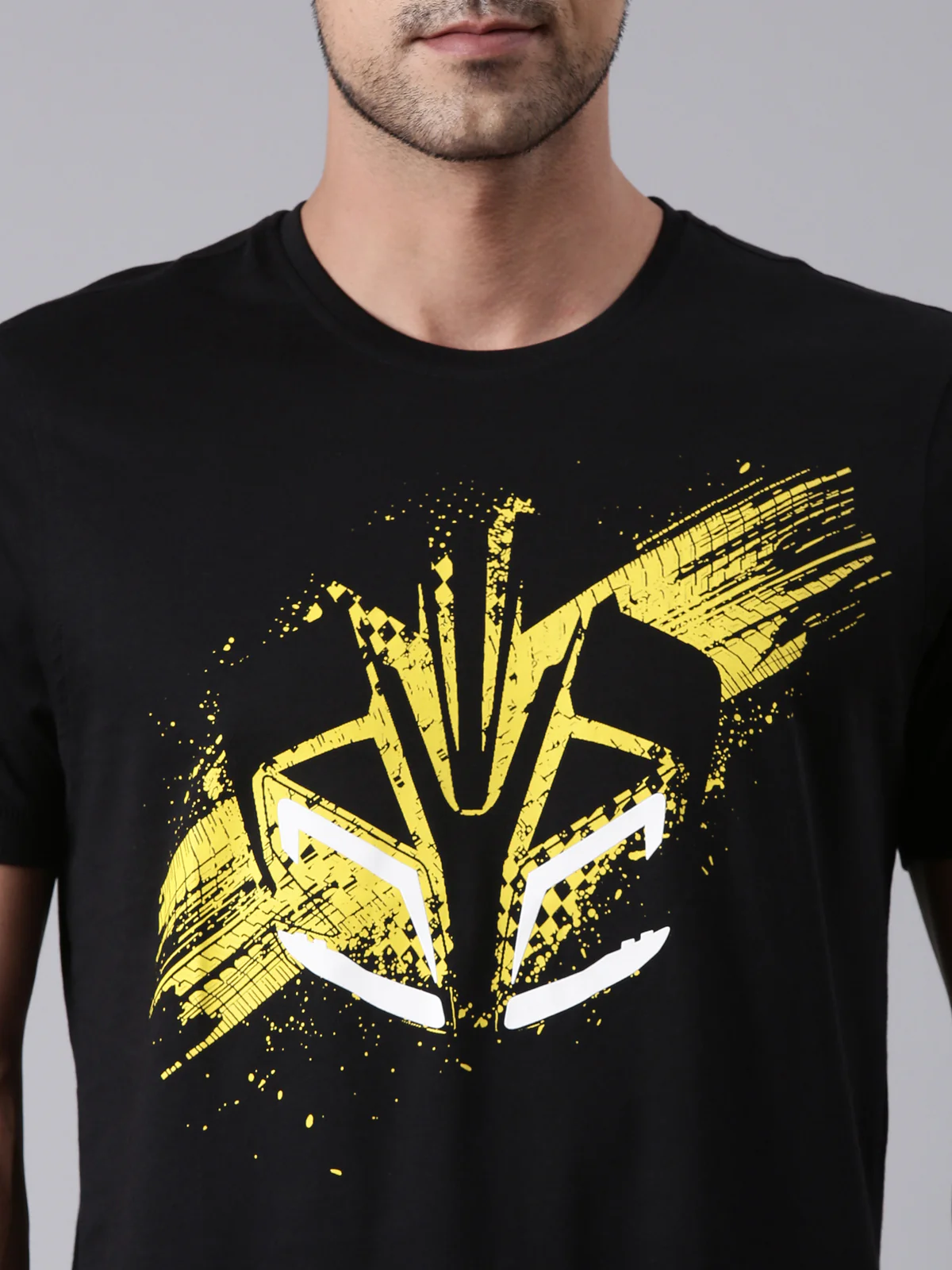 TVS Racing Arsenal Black Cyborg Crew neck T Shirt - Image 6