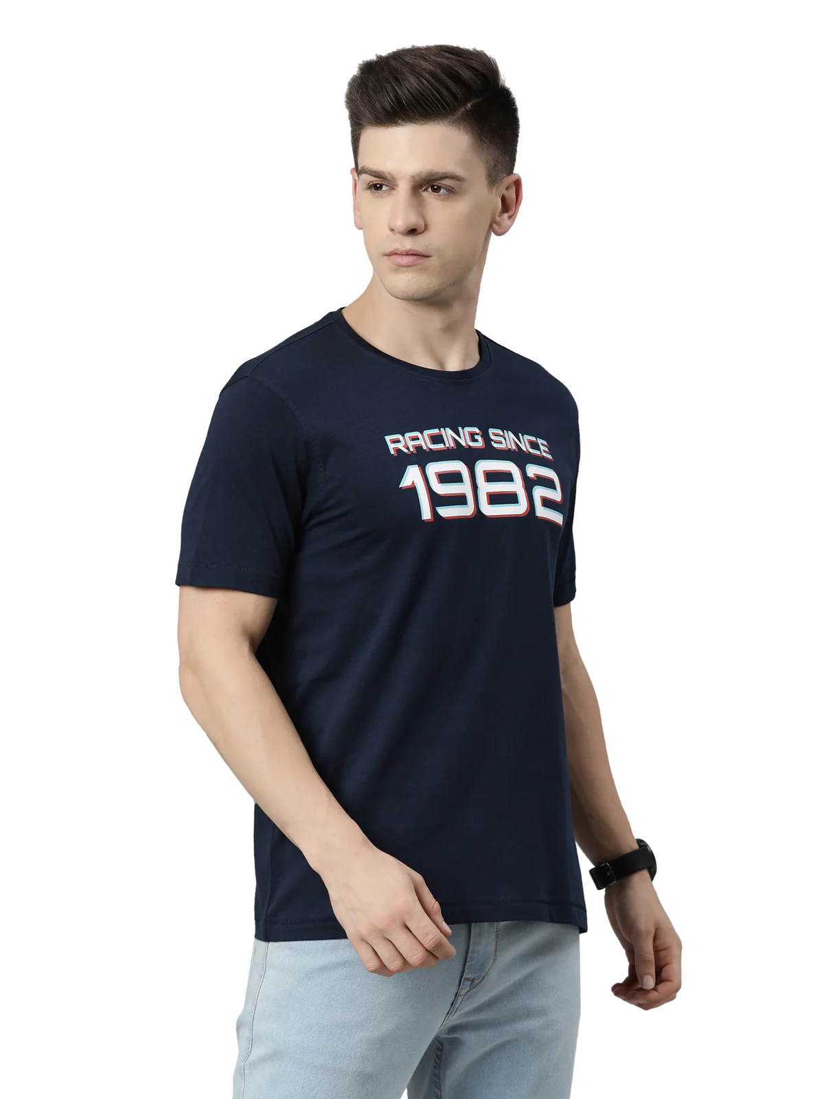 TVS Racing Classic Round Neck Cotton T-Shirt for Men - Image 5