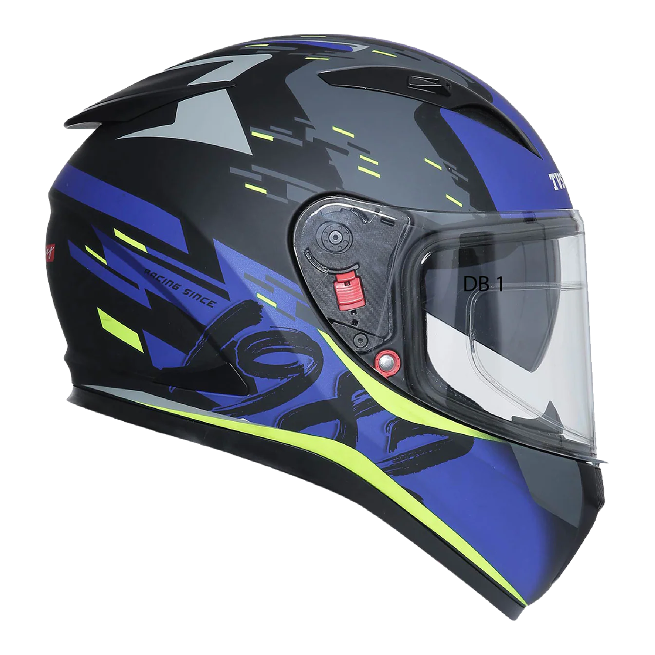 TVS Racing Dual Visor Helmet for Men – Anti-Fog Pin-Lock, Aerodynamic Design & DOT/ISI/ECE Certified – Premium Full Face Helmet For Men - Image 10