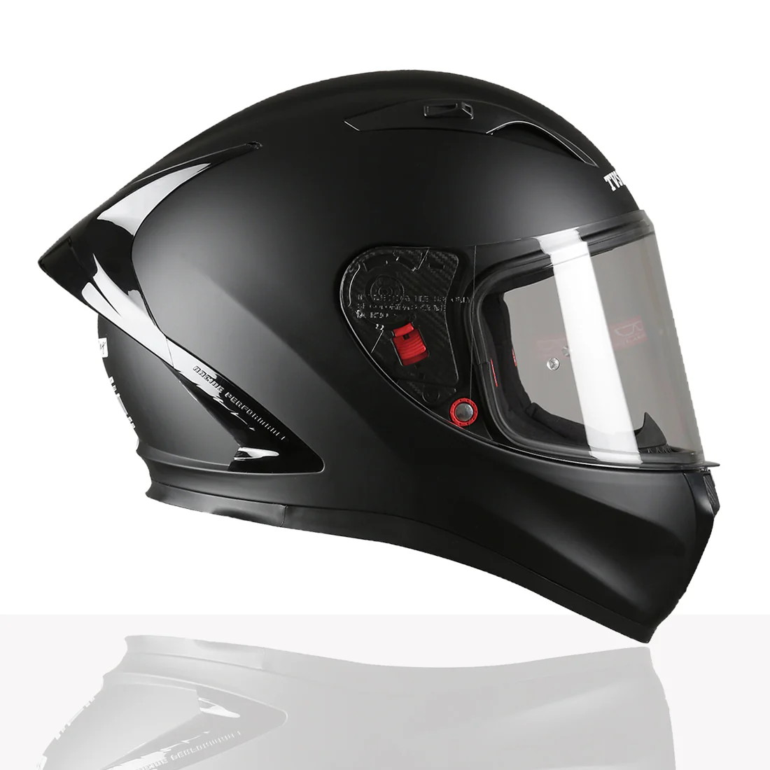 TVS Racing Dual Visor Helmet for Men – Anti-Fog Pin-Lock, Aerodynamic Design & DOT/ISI/ECE Certified – Premium Full Face Helmet For Men - Image 13