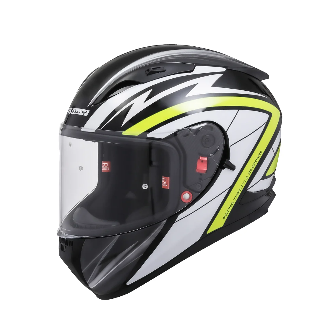 TVS Racing Dual Visor Helmet for Men – Anti-Fog Pin-Lock, Aerodynamic Design & DOT/ISI/ECE Certified – Premium Full Face Helmet For Men - Image 26