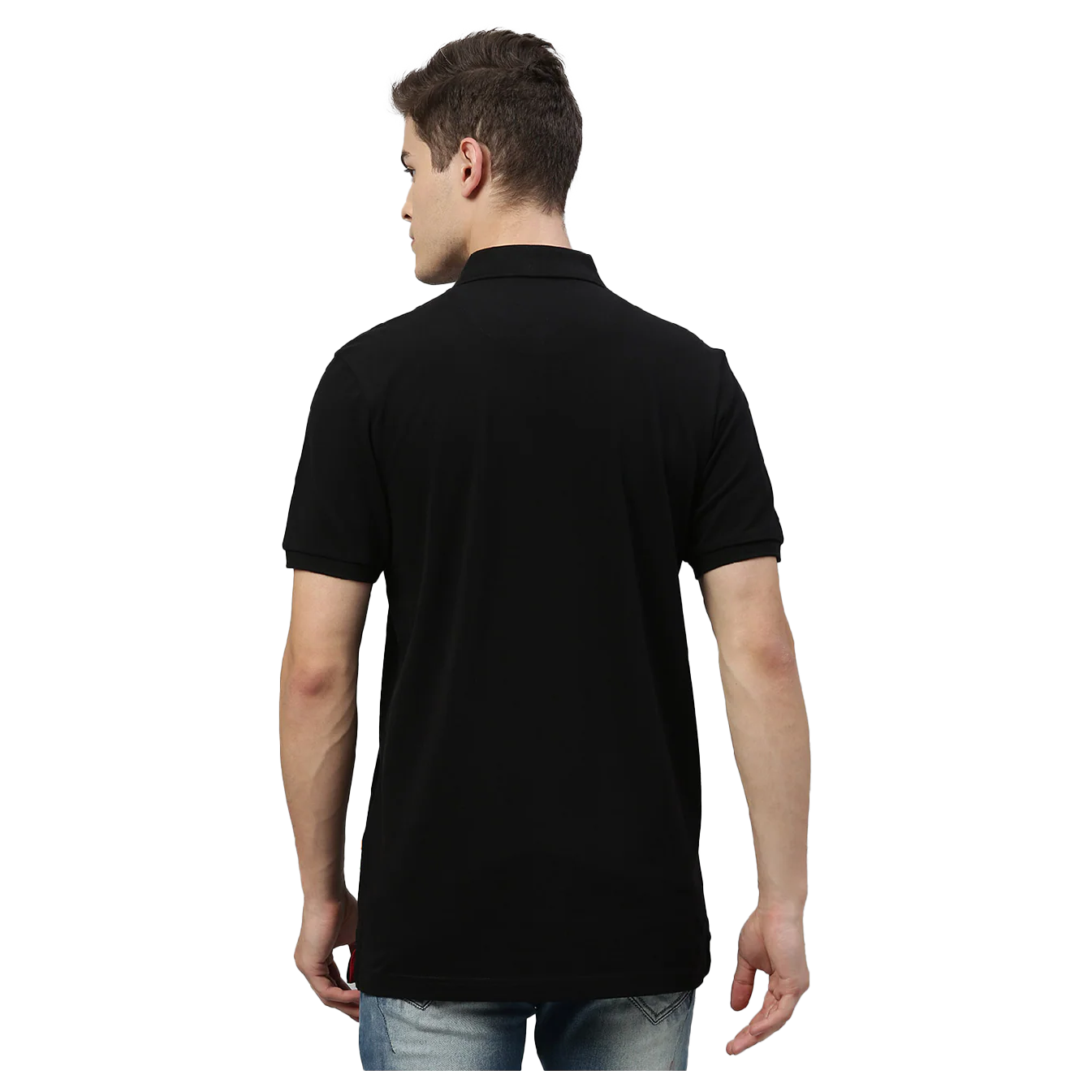 TVS Racing Polo Neck Cotton T Shirt, Color - Image 2